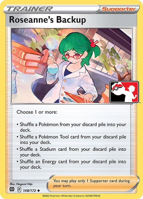 Brilliant Stars Roseanne's Backup [Prize-Pack] Pokémon card
